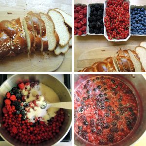 Sommerbeeren Pudding – Summer Berry Pudding – Kuechenkitchen